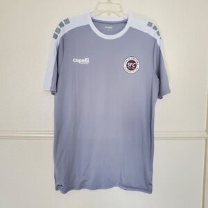 Capelli Sport Men Gray CDA Slammers Futbol Club Soccer Jersey Large CS-Dry